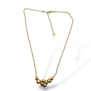 Gold Four-Leaf Clover Pendant Necklace - Women Jewelry